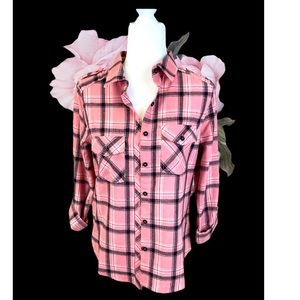 Women’s Love Tree Button Up Shirt - Roll Sleeves